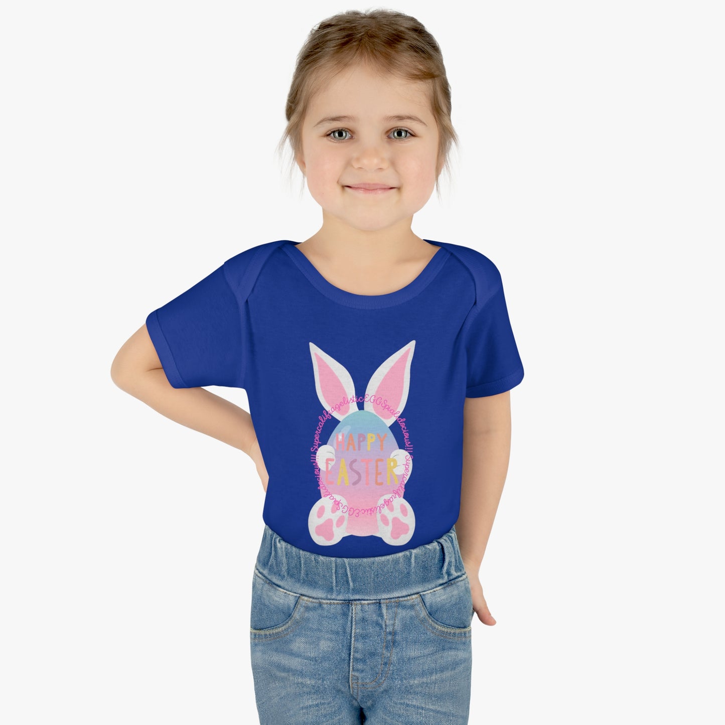Eggspialidocious Infant Baby Rib Bodysuit