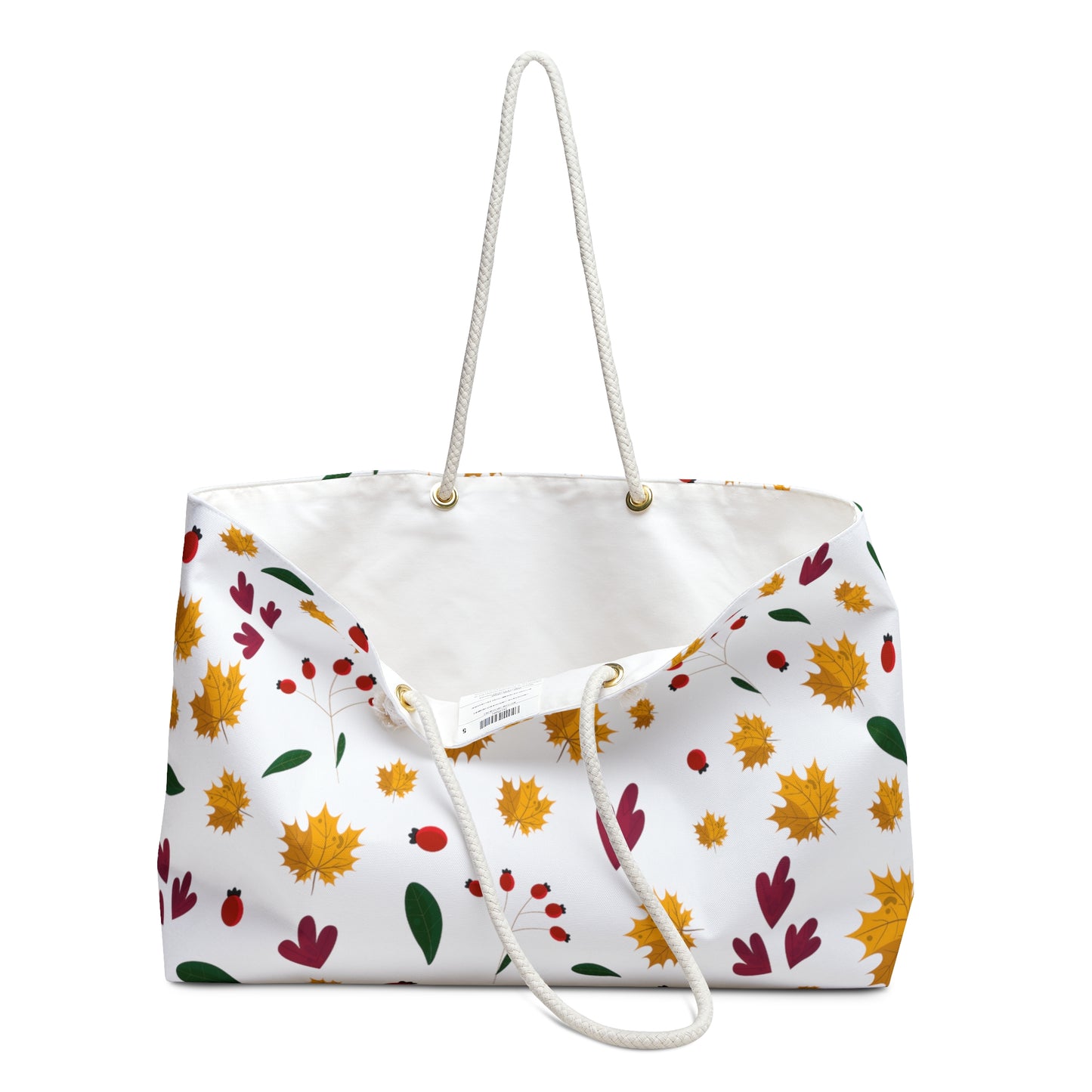 Fall Inspiration Colorful Autumn Leaves Weekender Bag