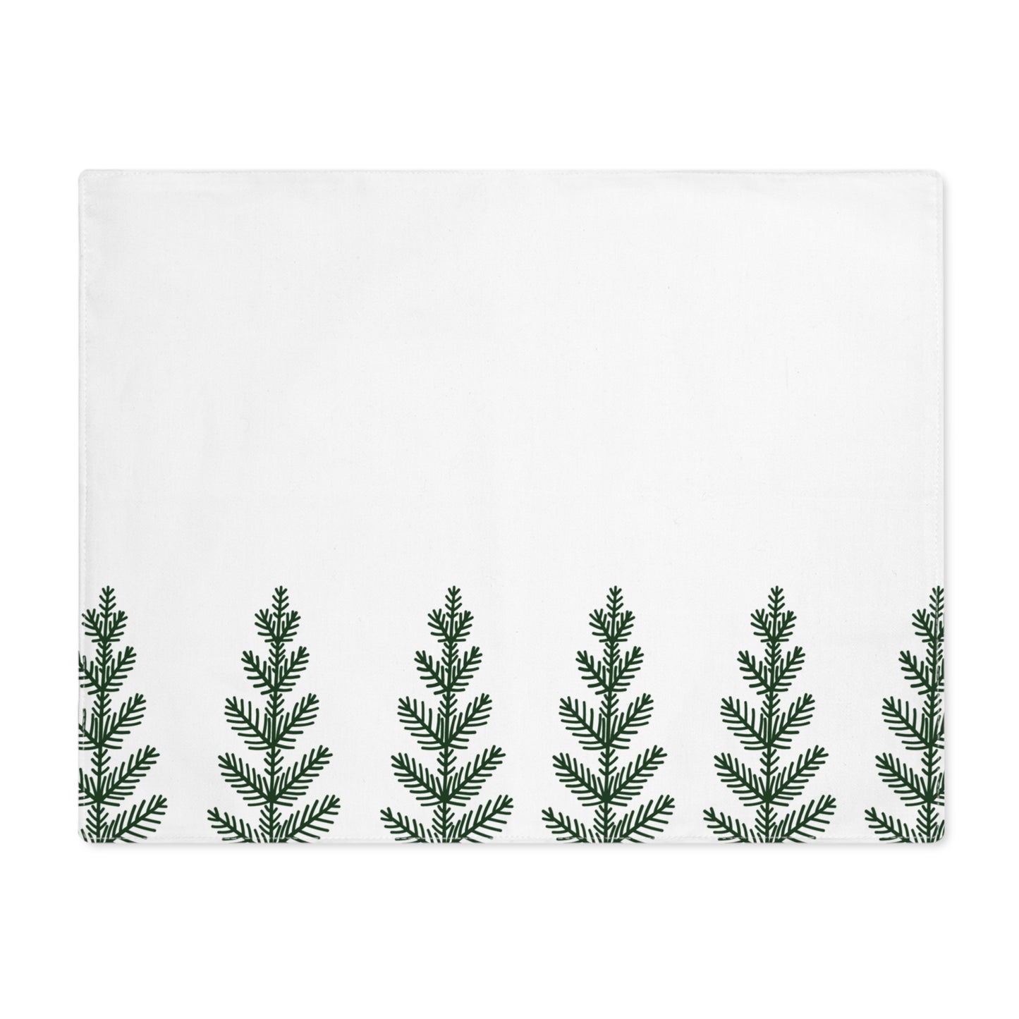 Fir Trees Scandinavian Christmas Placemat, 1pc