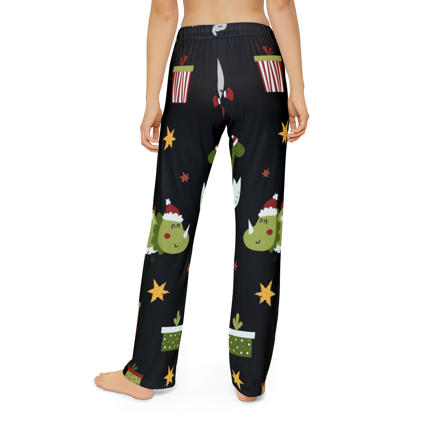 Dinosaur Christmas Kids Pajama Pants