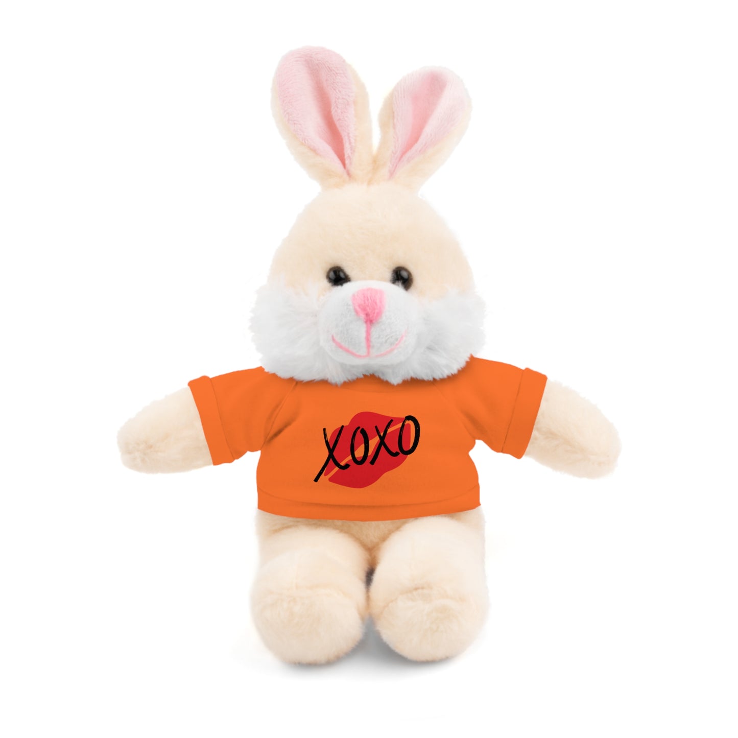 XOXO Kiss Valentine Stuffed Animals with Tee | Valentines Day Gifts