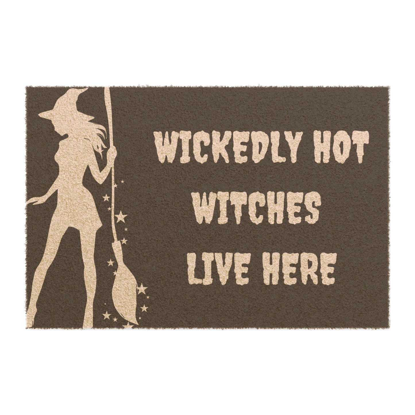 Wickedly Hot Witches Live Here Halloween Doormat
