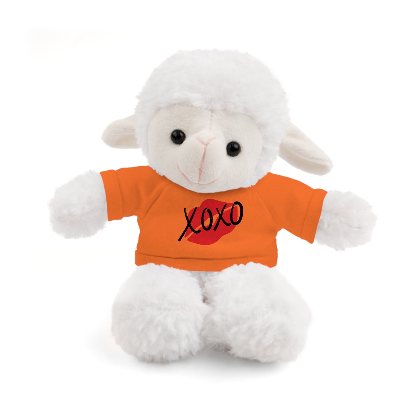 XOXO Kiss Valentine Stuffed Animals with Tee | Valentines Day Gifts