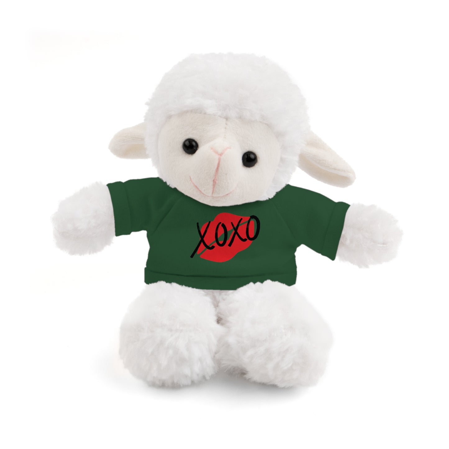 XOXO Kiss Valentine Stuffed Animals with Tee | Valentines Day Gifts