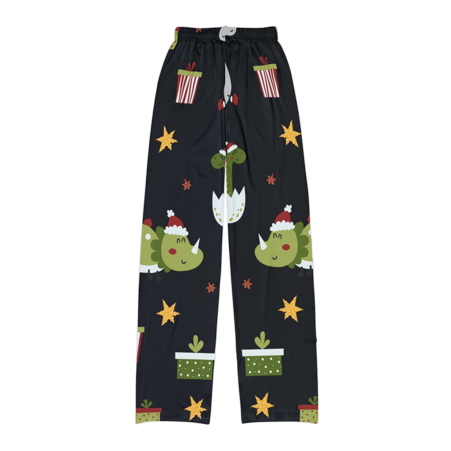 Dinosaur Christmas Kids Pajama Pants