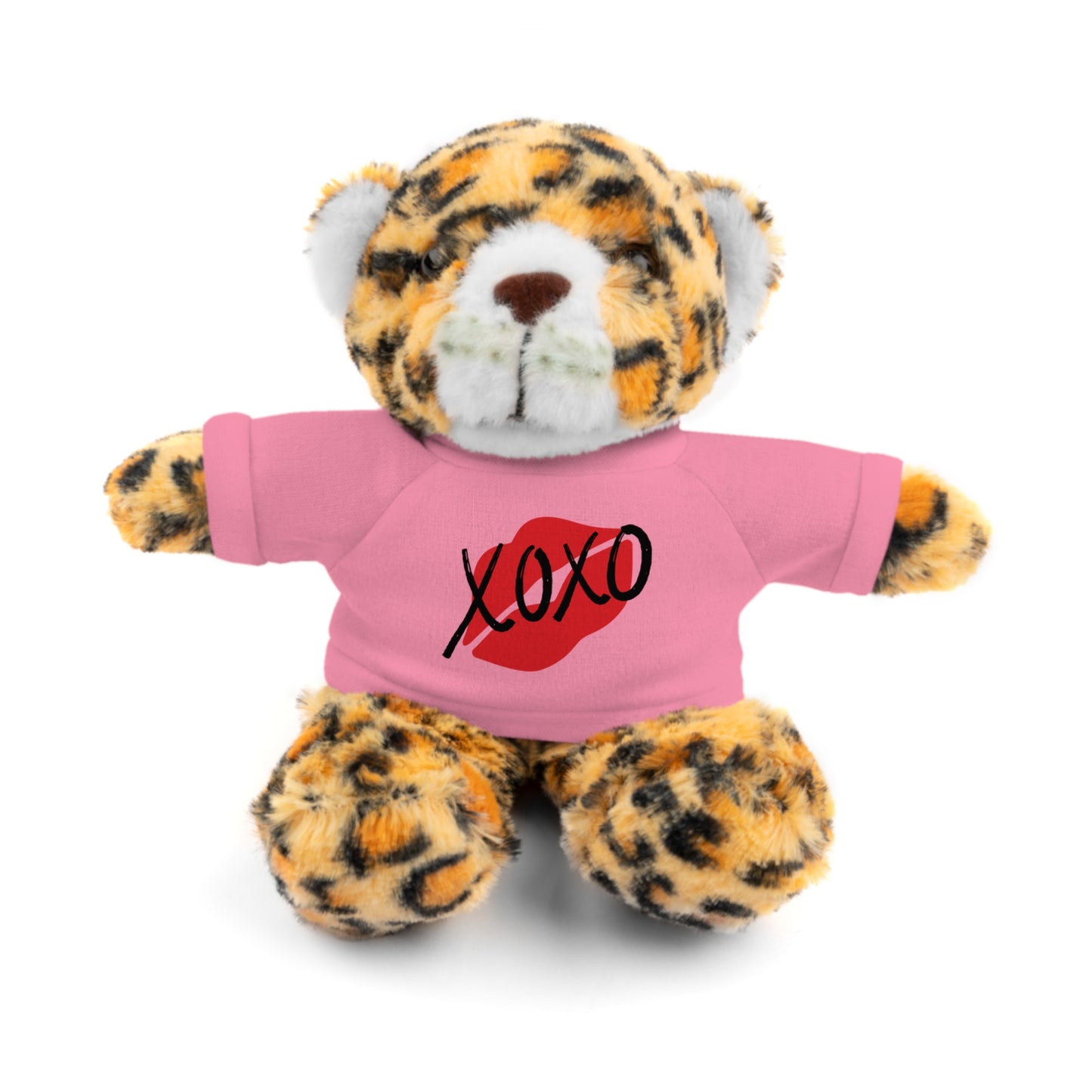XOXO Kiss Valentine Stuffed Animals with Tee | Valentines Day Gifts