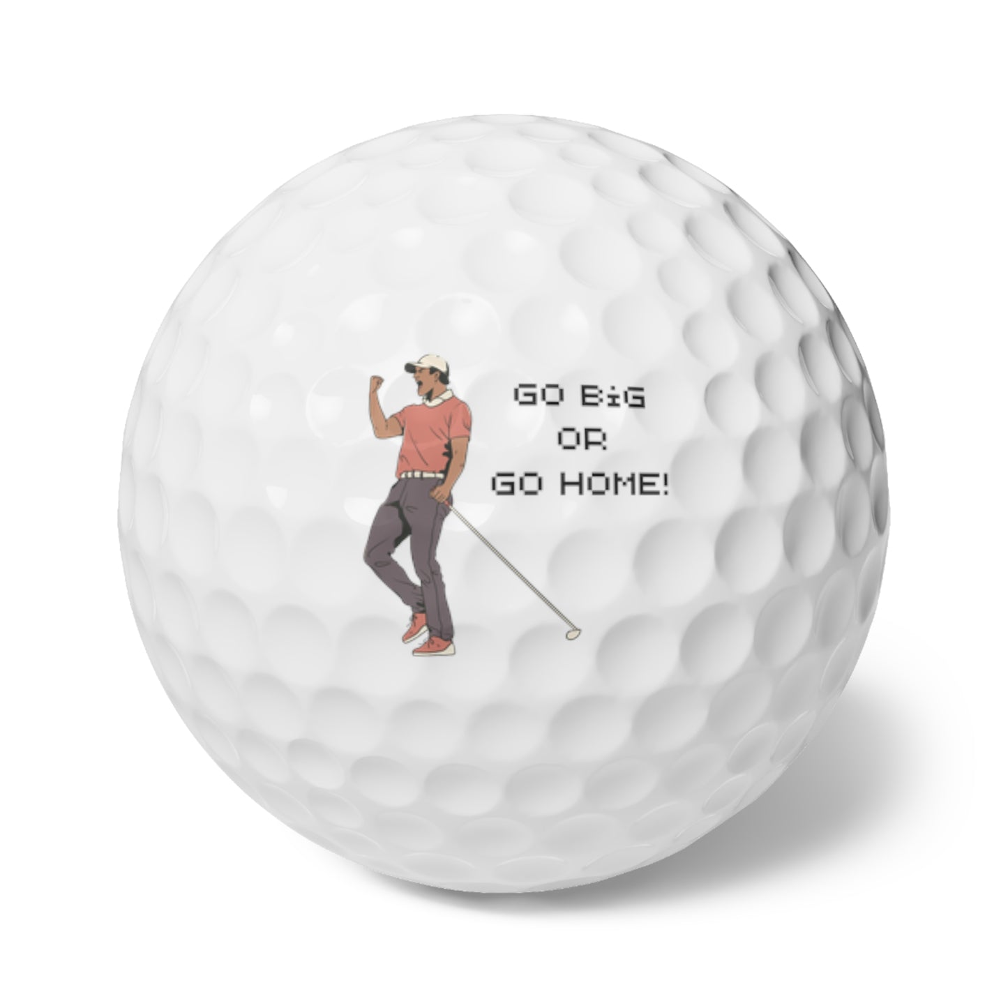 Go Big or Go Home Golf Balls, 6pcs