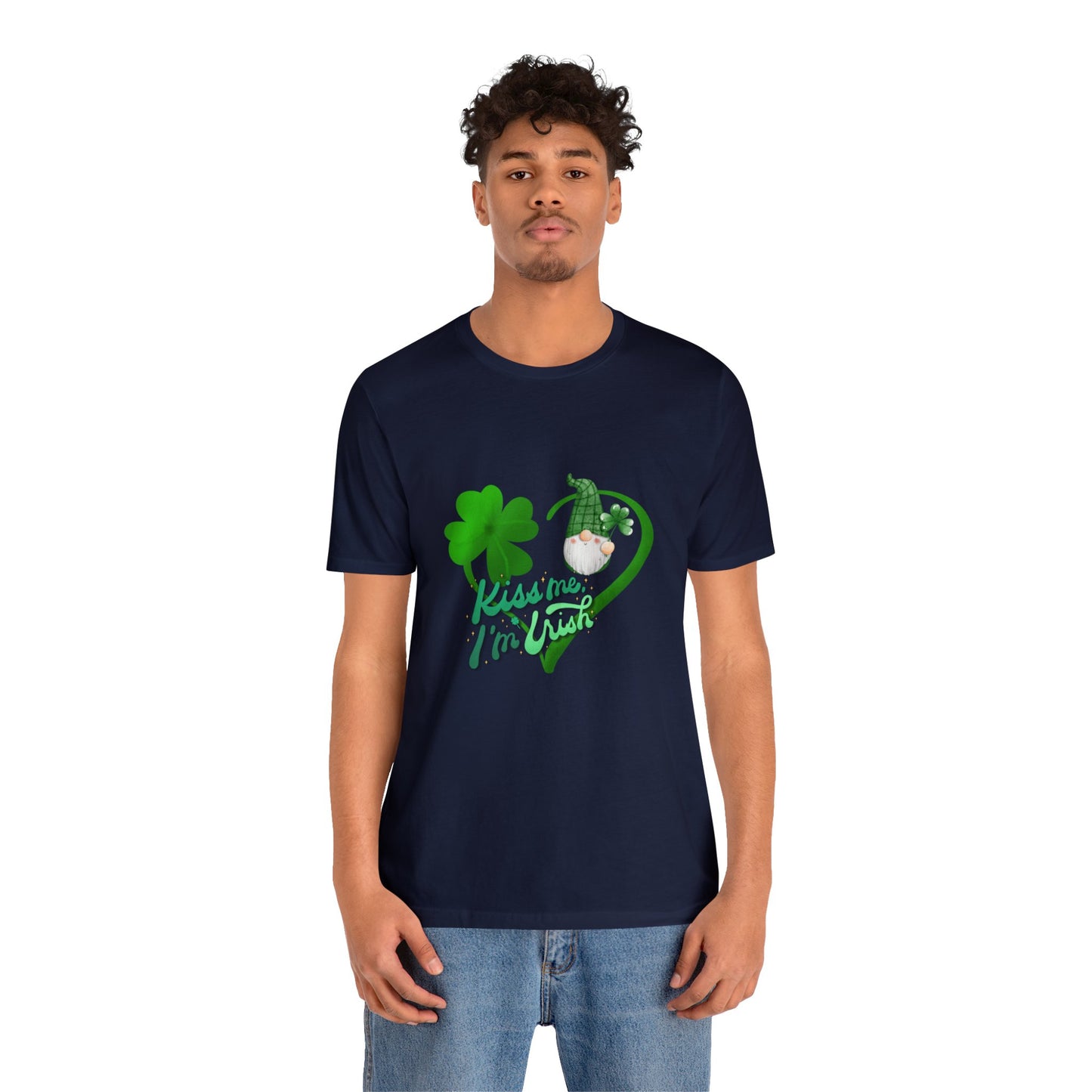 Kiss me Im Irish Unisex Jersey Short Sleeve Tee