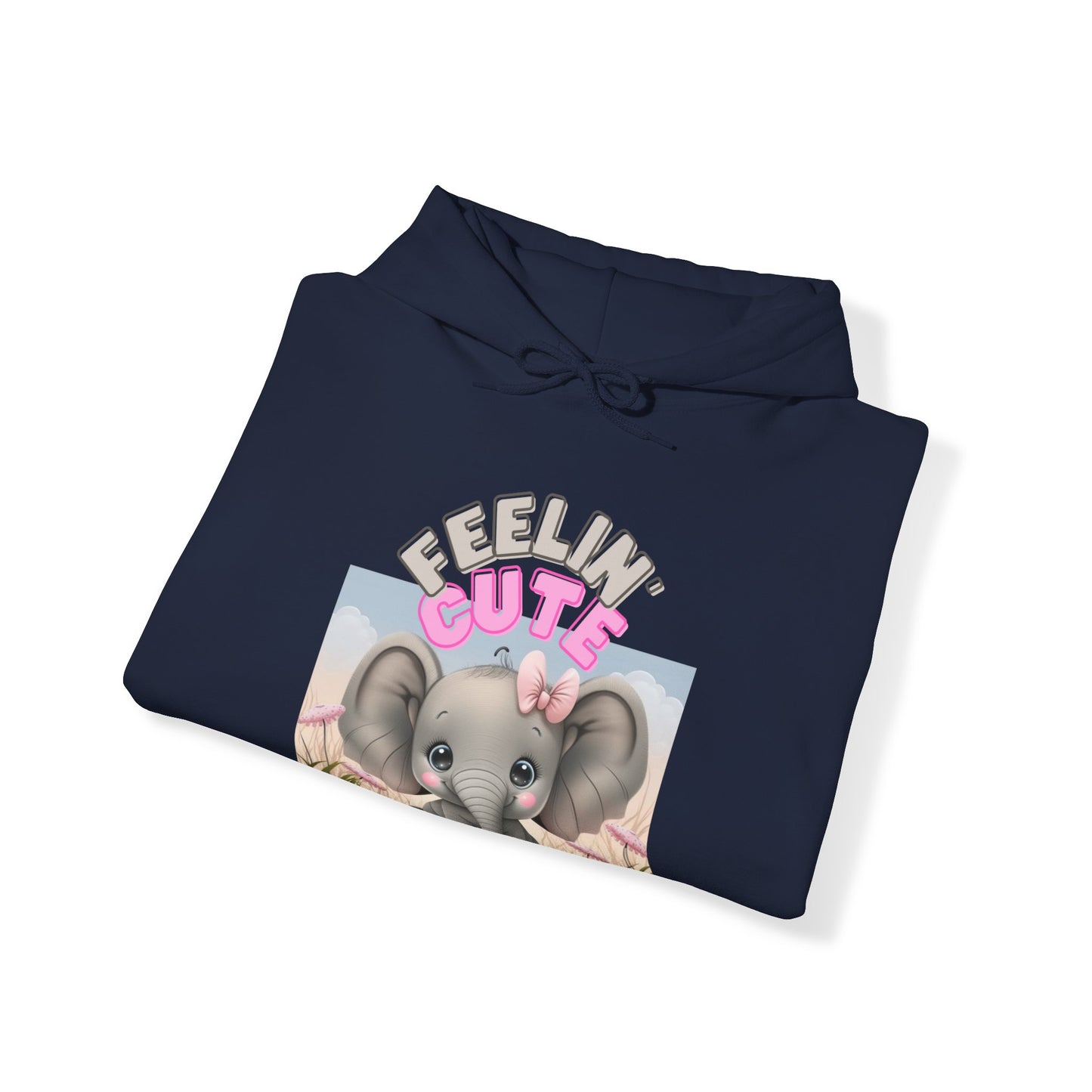Feelin Cute Unisex Heavy Blend Hooded Sweatshirt