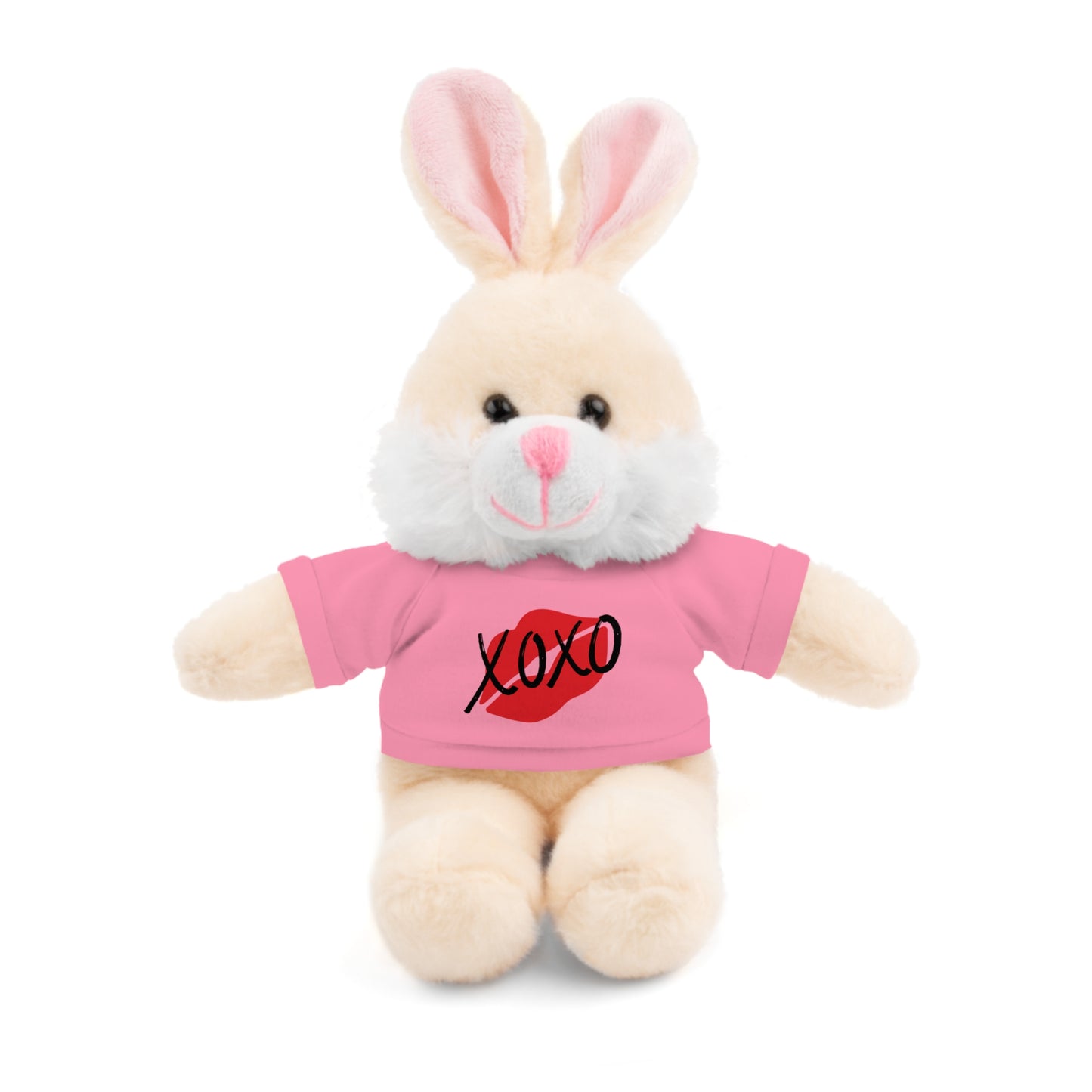 XOXO Kiss Valentine Stuffed Animals with Tee | Valentines Day Gifts