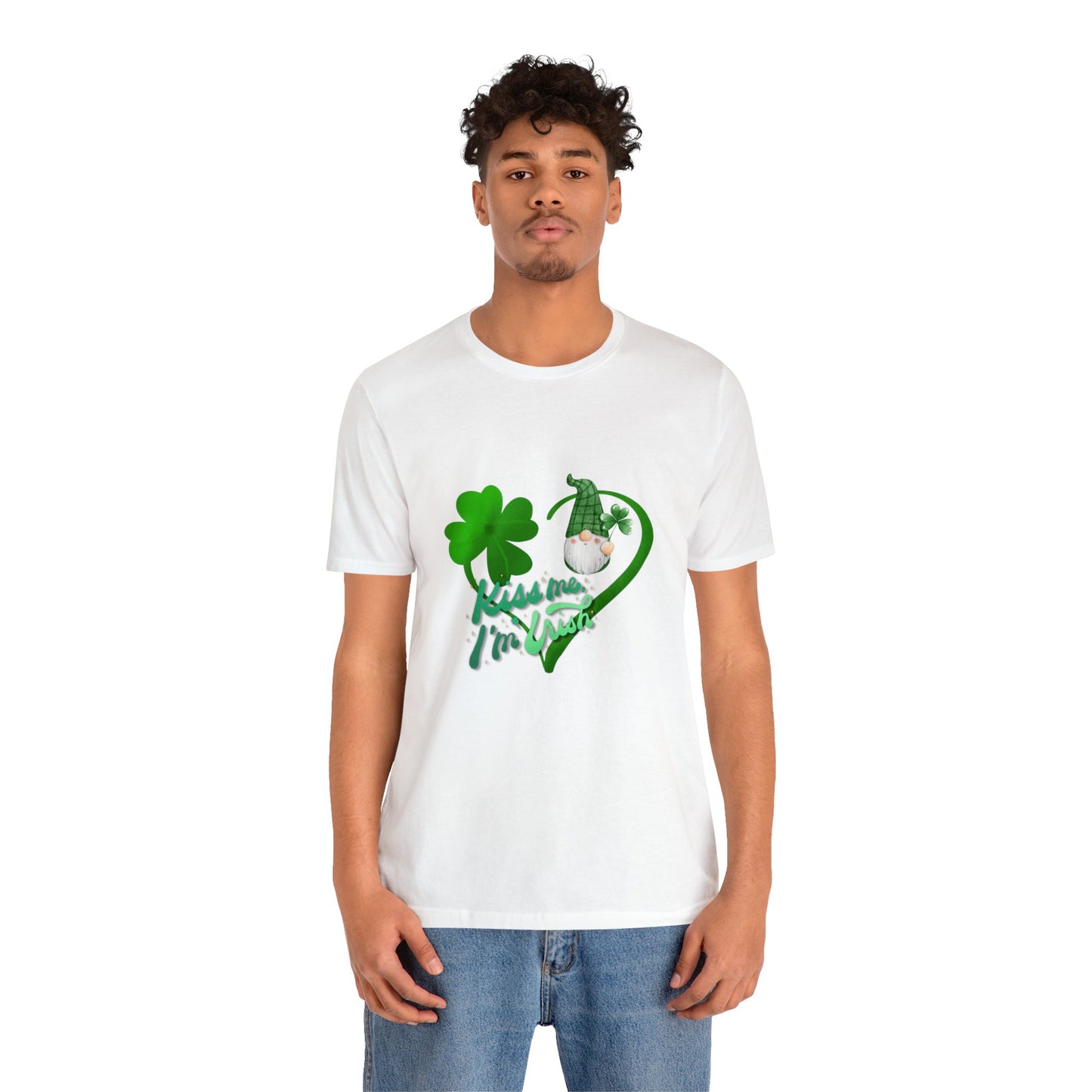 Kiss me Im Irish Unisex Jersey Short Sleeve Tee