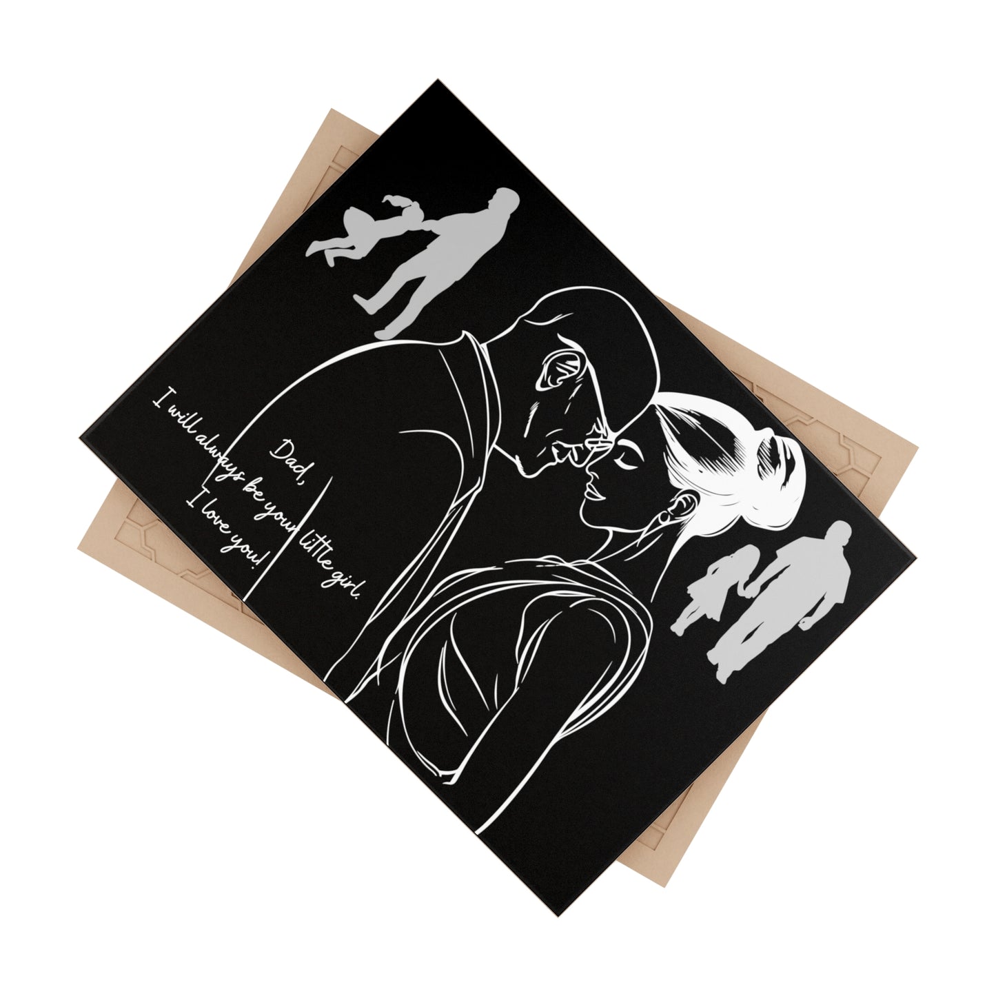 Father and Daughter Father of the Bride Gift Ceramic Photo Tile
