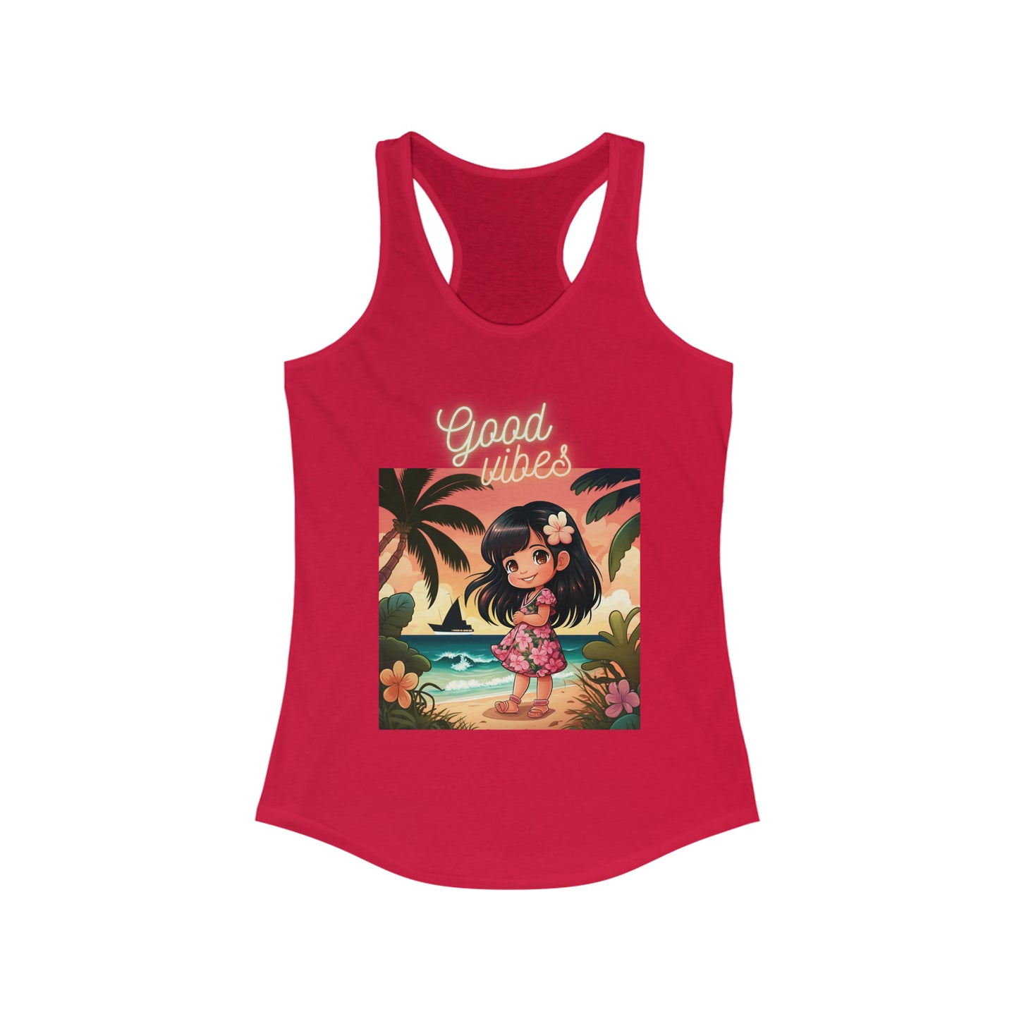 Good Vibes Women's Ideal Racerback Tank