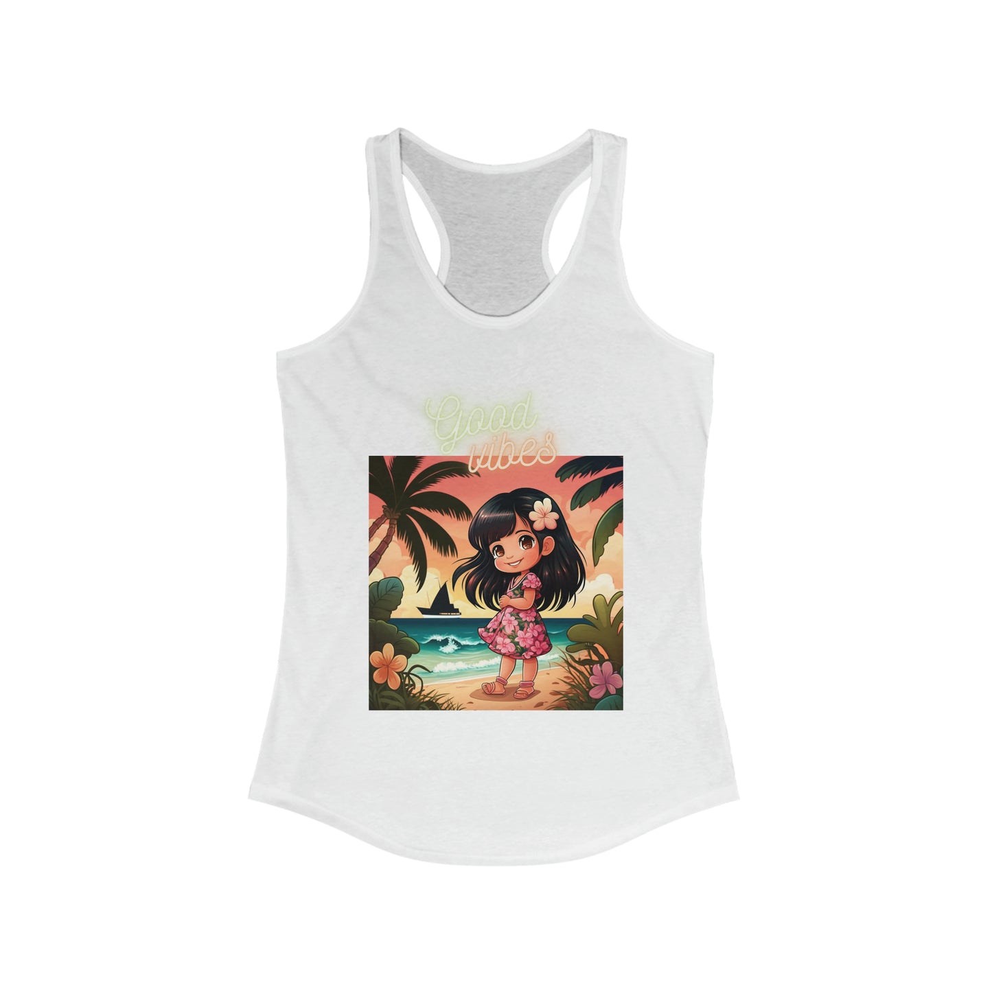 Good Vibes Women's Ideal Racerback Tank
