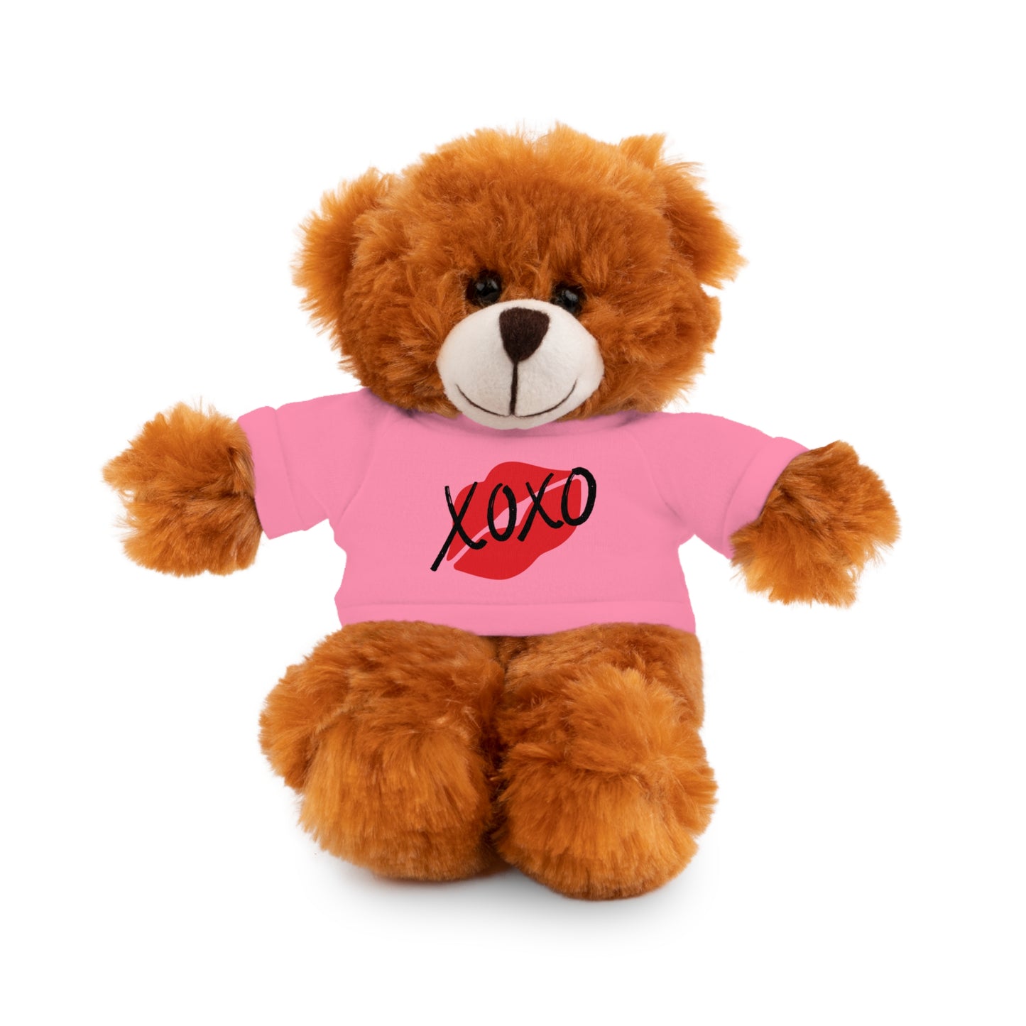 XOXO Kiss Valentine Stuffed Animals with Tee | Valentines Day Gifts