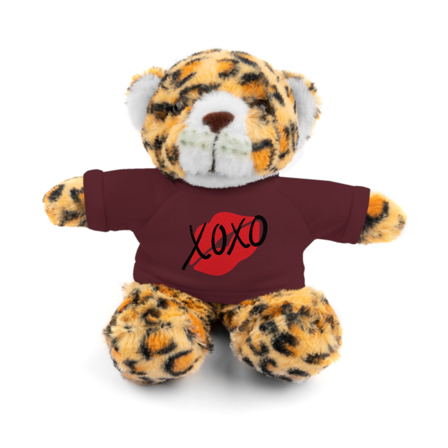 XOXO Kiss Valentine Stuffed Animals with Tee | Valentines Day Gifts