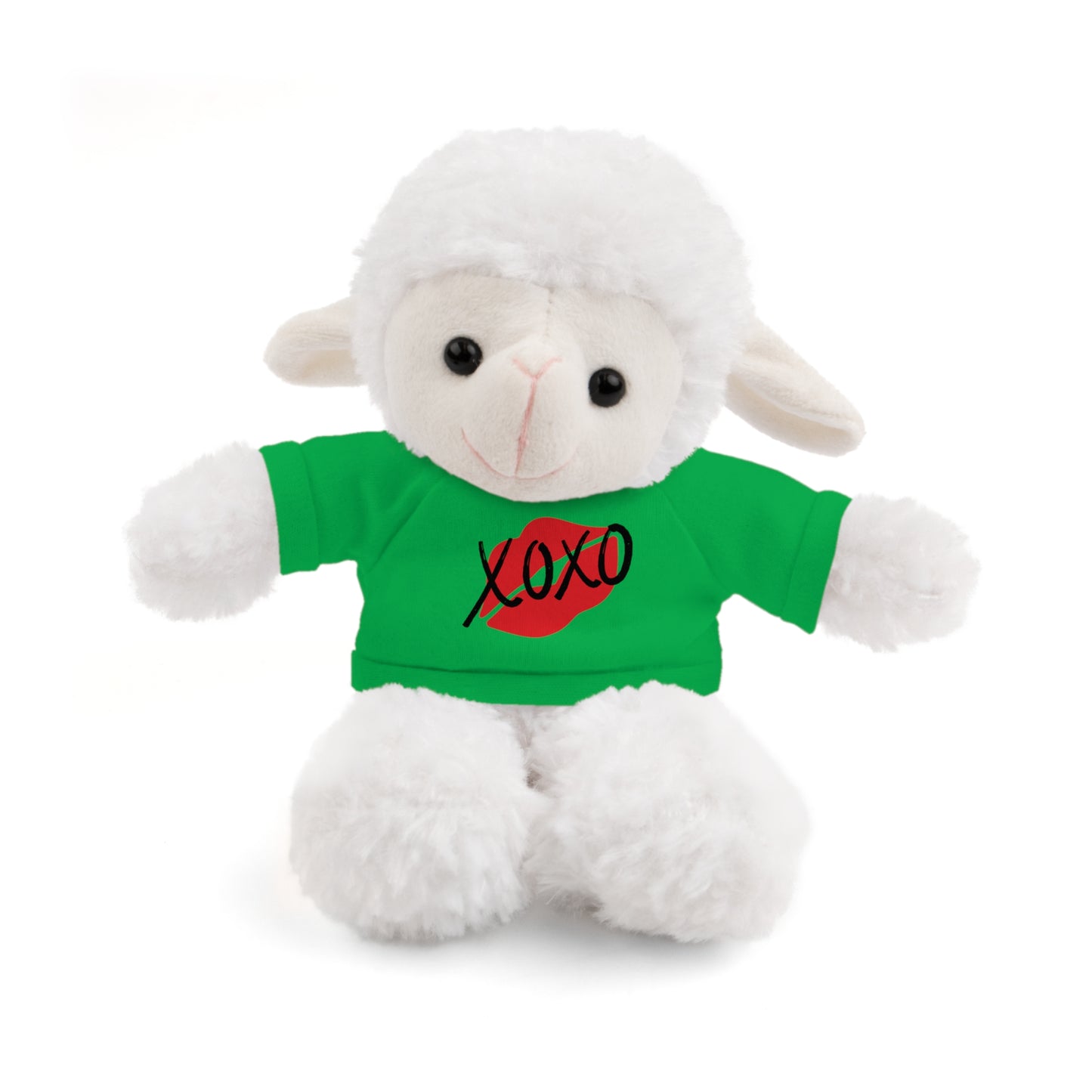 XOXO Kiss Valentine Stuffed Animals with Tee | Valentines Day Gifts