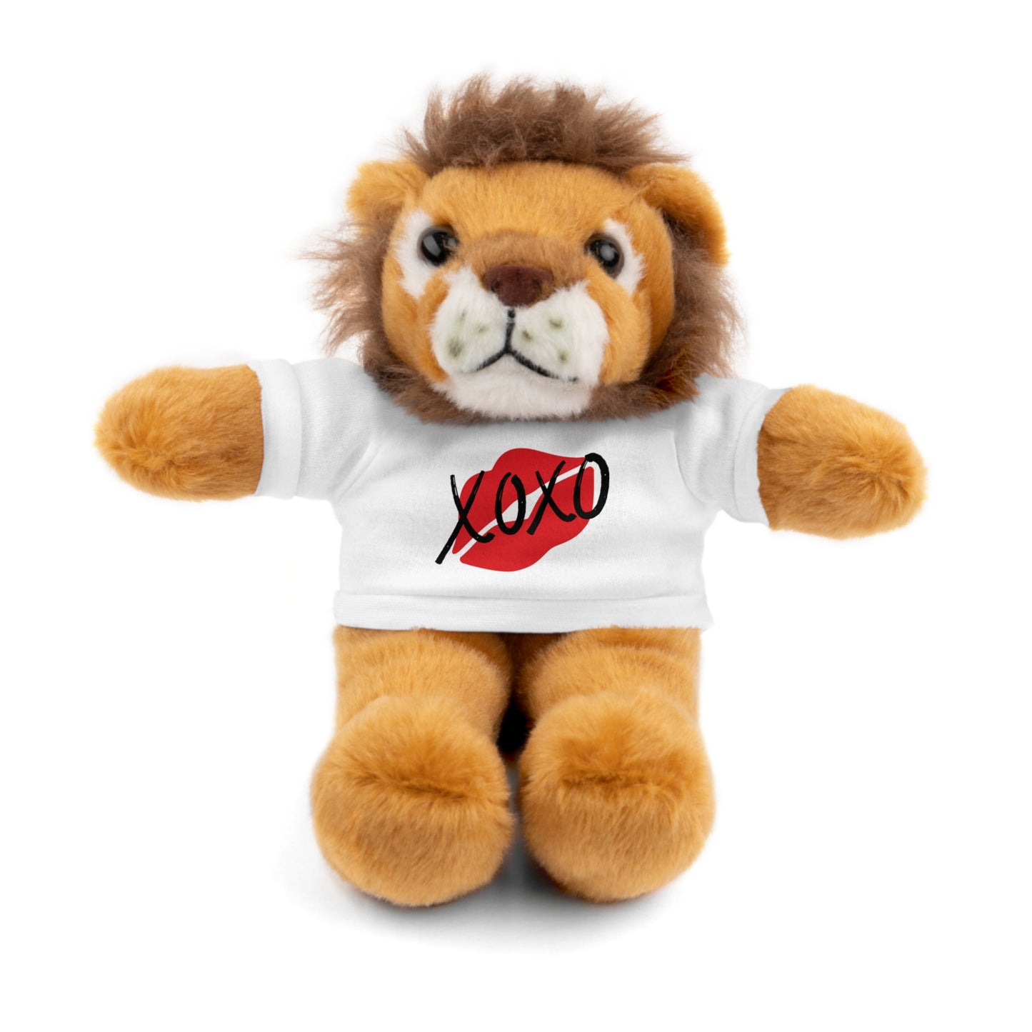 XOXO Kiss Valentine Stuffed Animals with Tee | Valentines Day Gifts