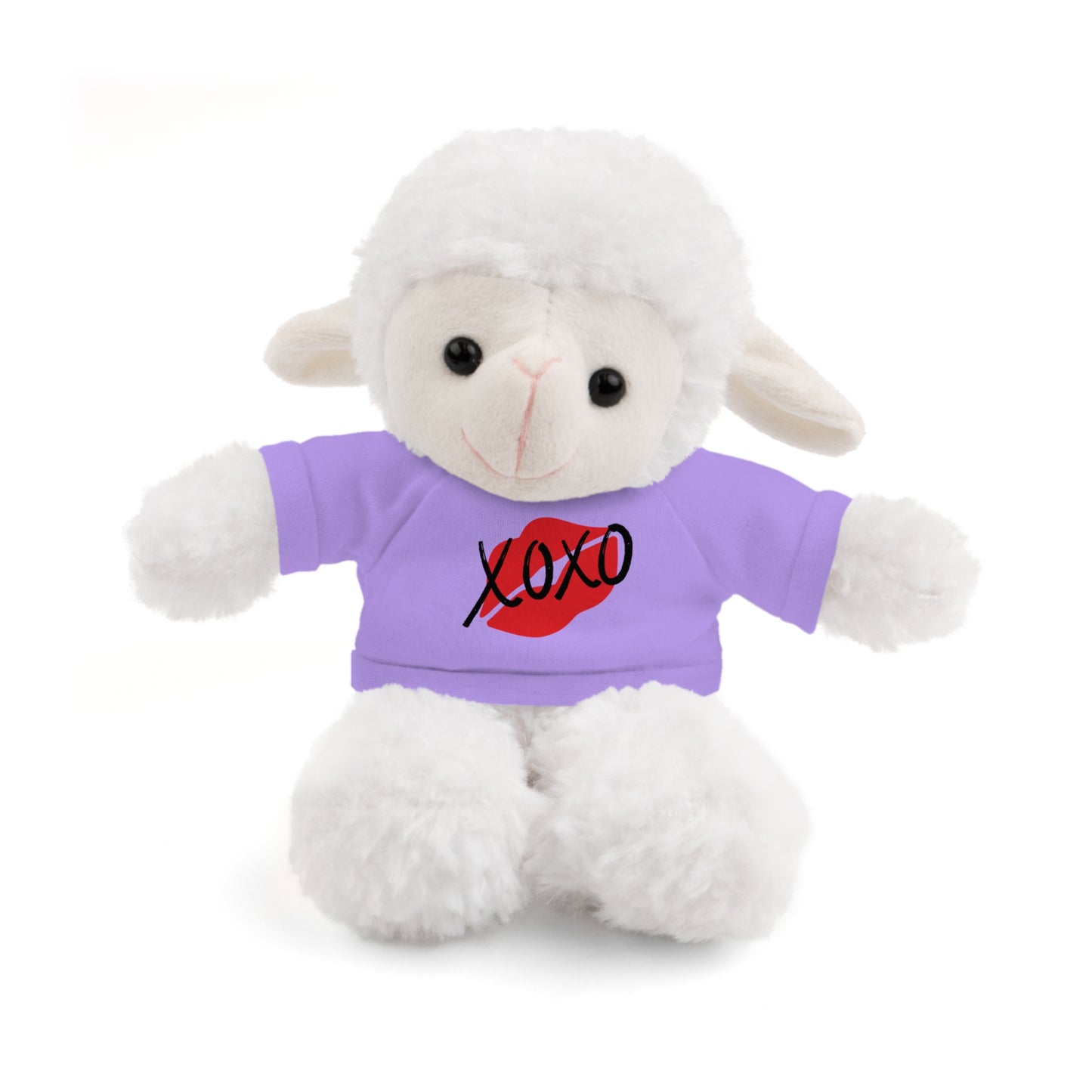 XOXO Kiss Valentine Stuffed Animals with Tee | Valentines Day Gifts