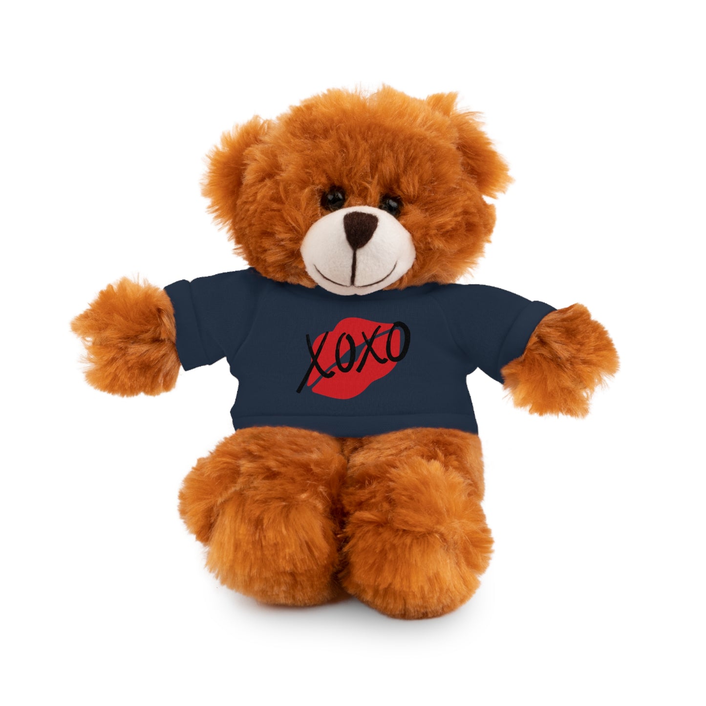 XOXO Kiss Valentine Stuffed Animals with Tee | Valentines Day Gifts