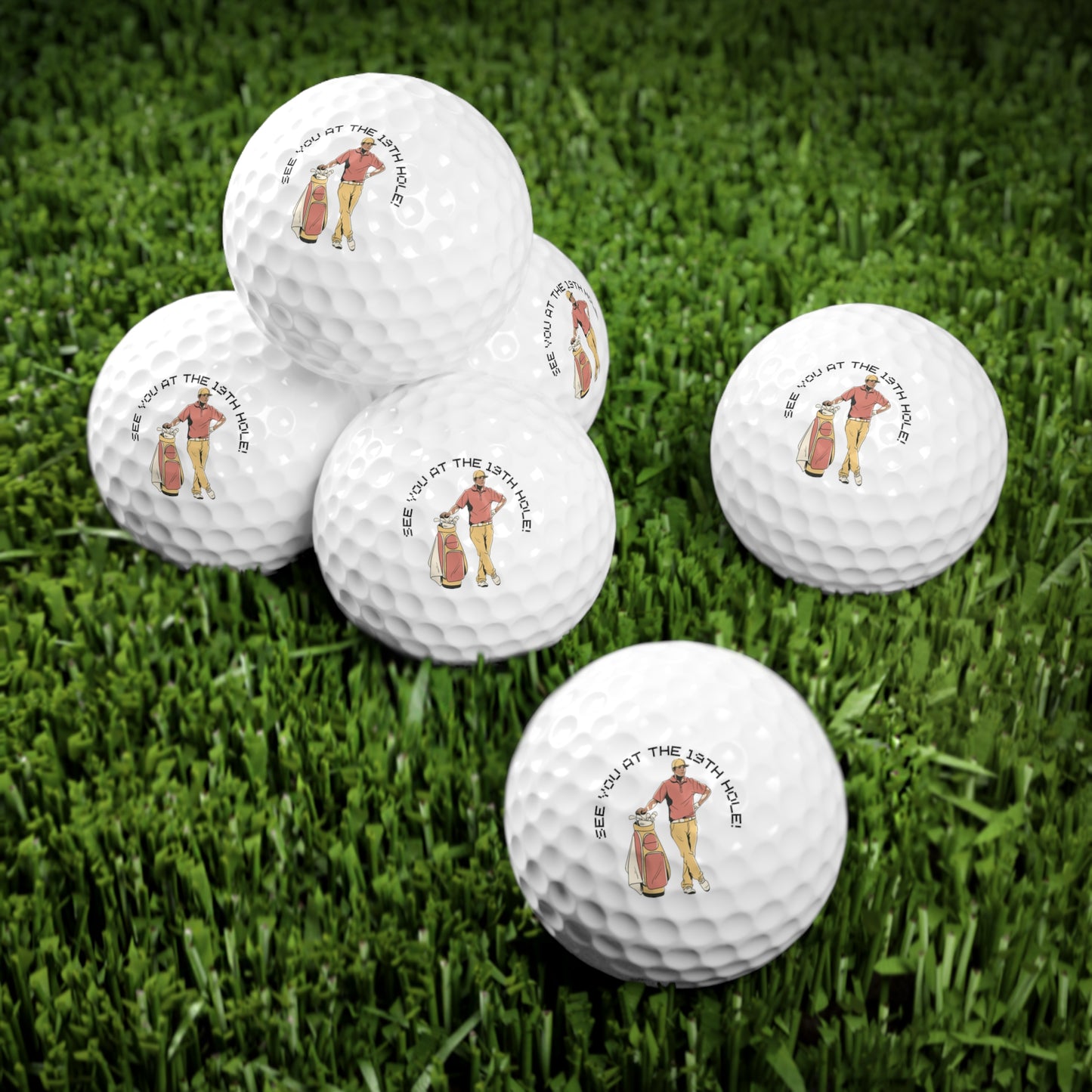 See you at the 19th Hole Golf Balls, 6pcs