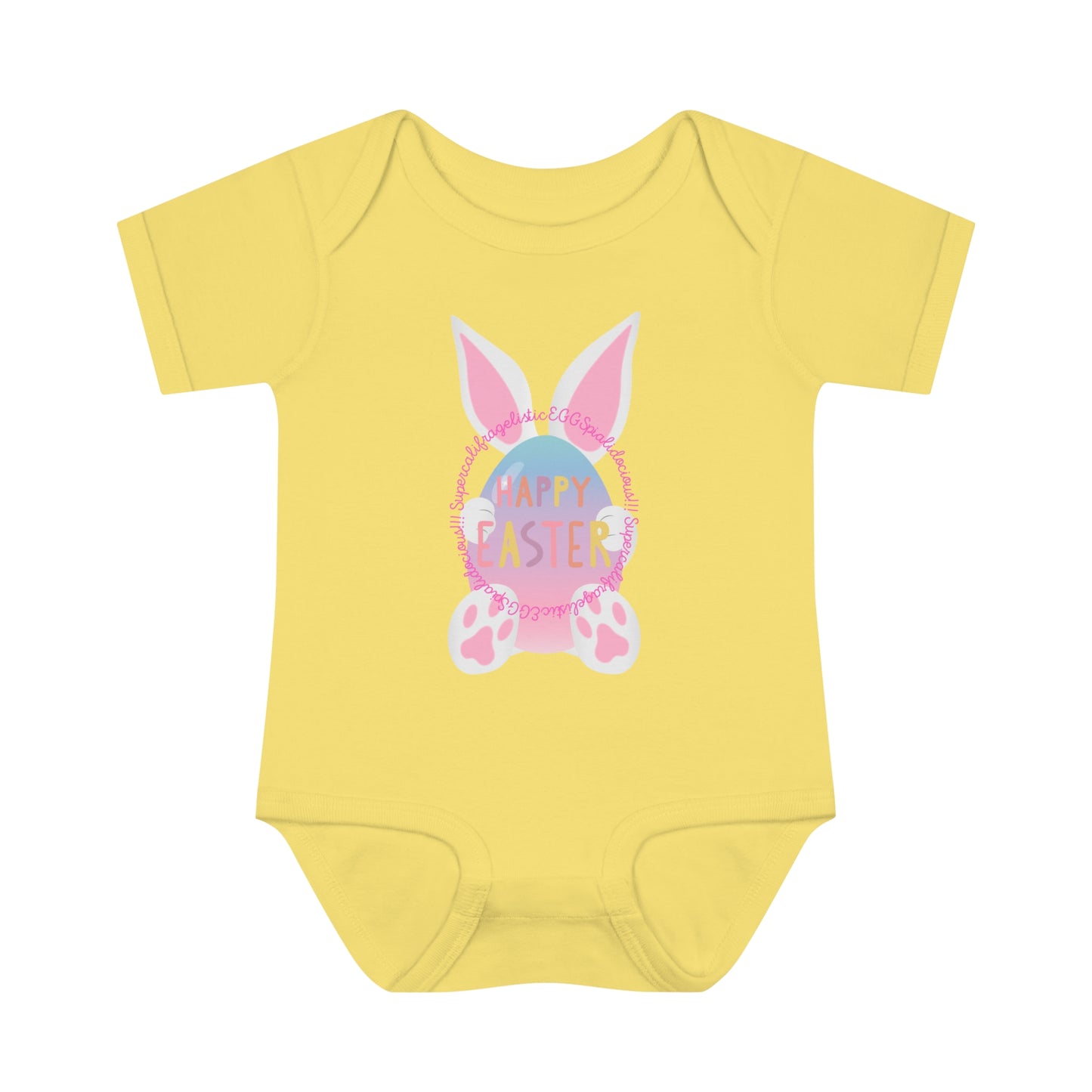 Eggspialidocious Infant Baby Rib Bodysuit
