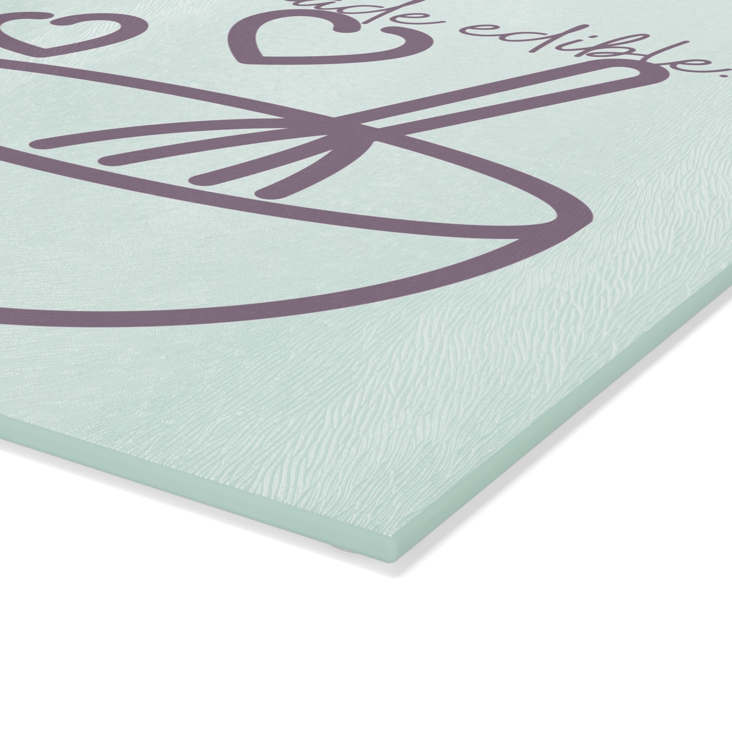 Cooking is Love Made Edible Glass Cutting Board | Housewarming Return Gift | Unique Party Favor
