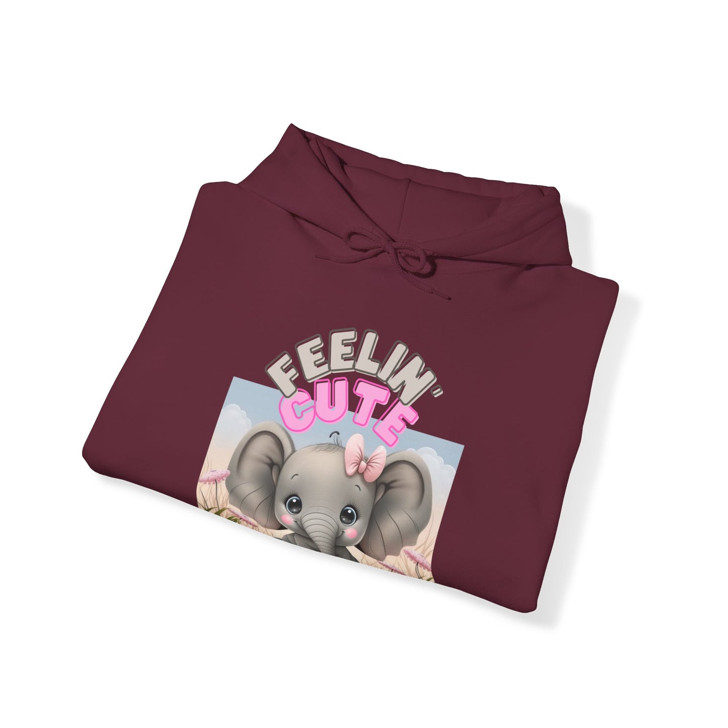 Feelin Cute Unisex Heavy Blend Hooded Sweatshirt