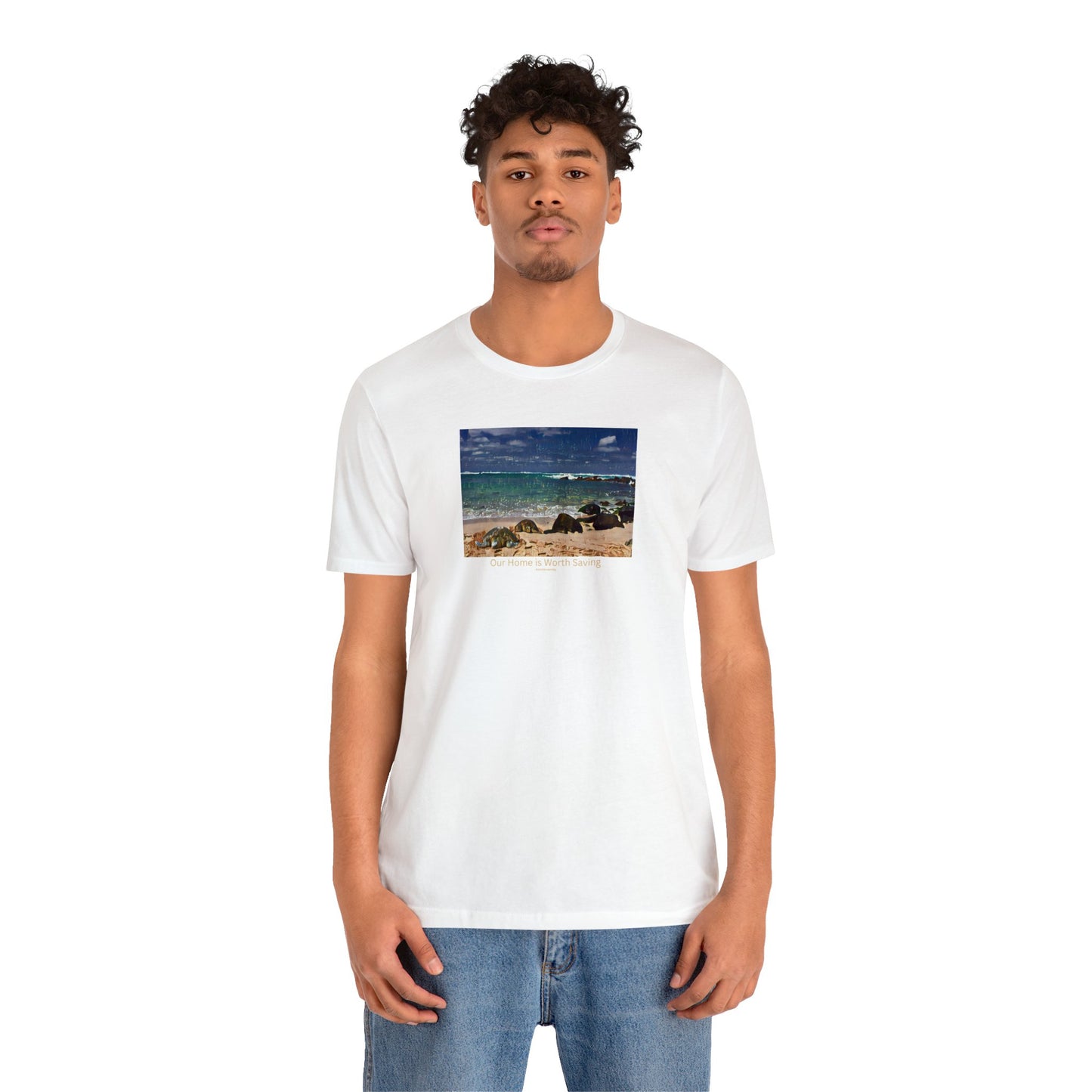 Our home is worth saving Unisex Jersey Short Sleeve Tee