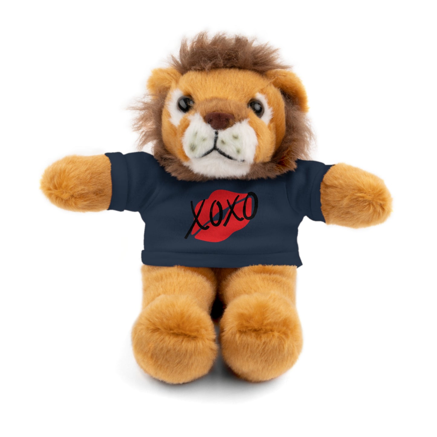 XOXO Kiss Valentine Stuffed Animals with Tee | Valentines Day Gifts