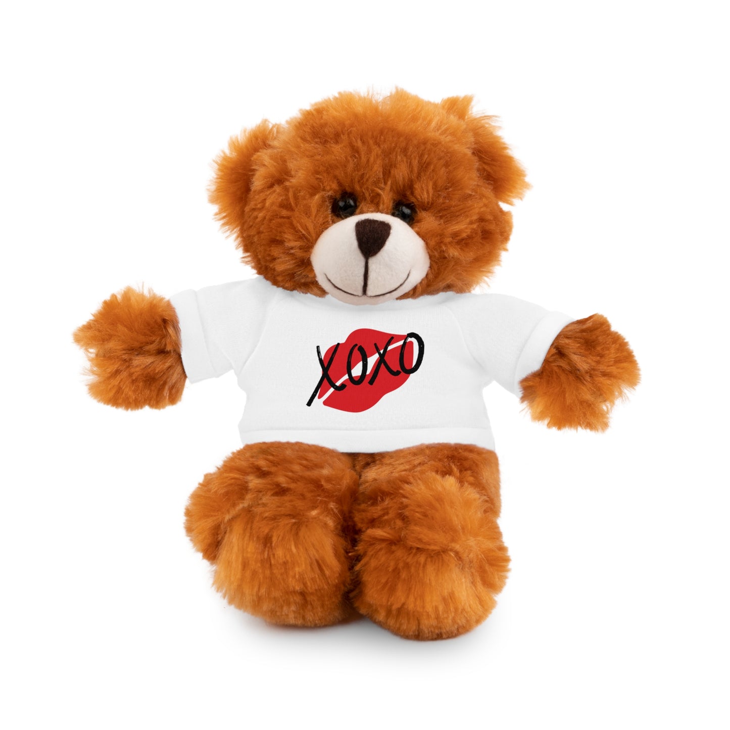 XOXO Kiss Valentine Stuffed Animals with Tee | Valentines Day Gifts