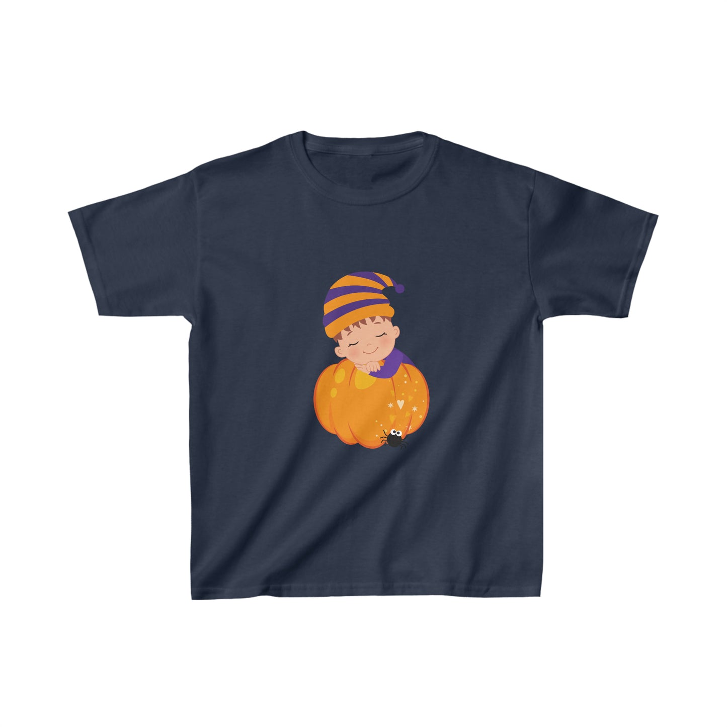 Halloween Sleepy Little Pumpkin Kids Heavy Cotton™ Tee