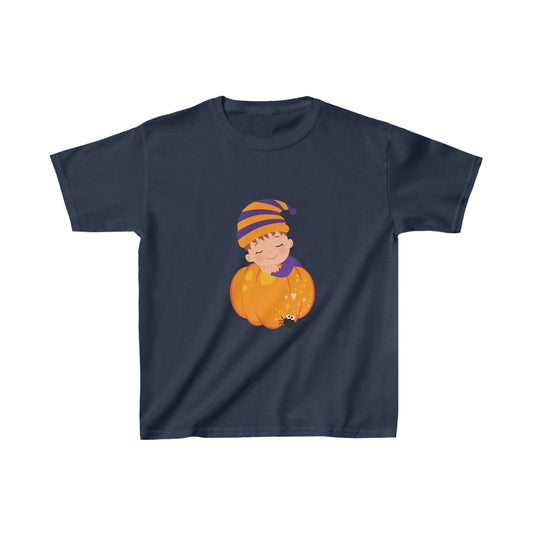 Halloween Sleepy Little Pumpkin Kids Heavy Cotton™ Tee