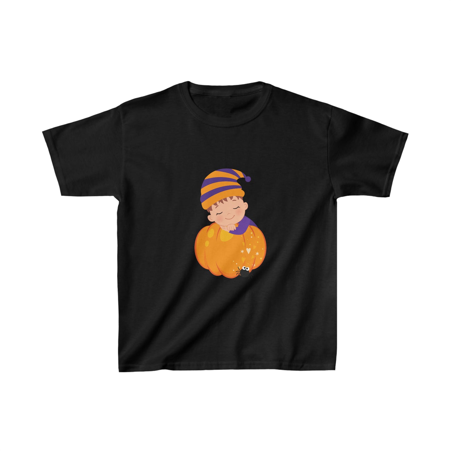 Halloween Sleepy Little Pumpkin Kids Heavy Cotton™ Tee
