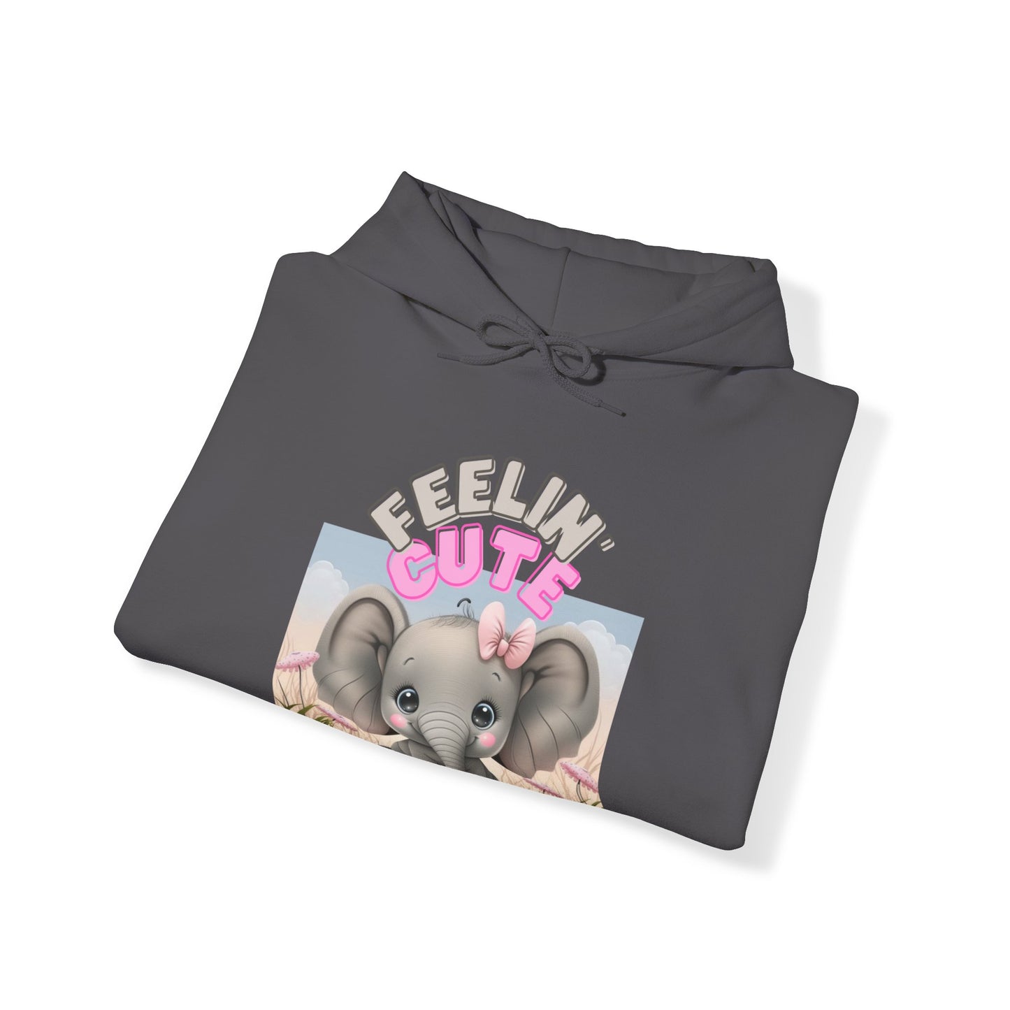 Feelin Cute Unisex Heavy Blend Hooded Sweatshirt