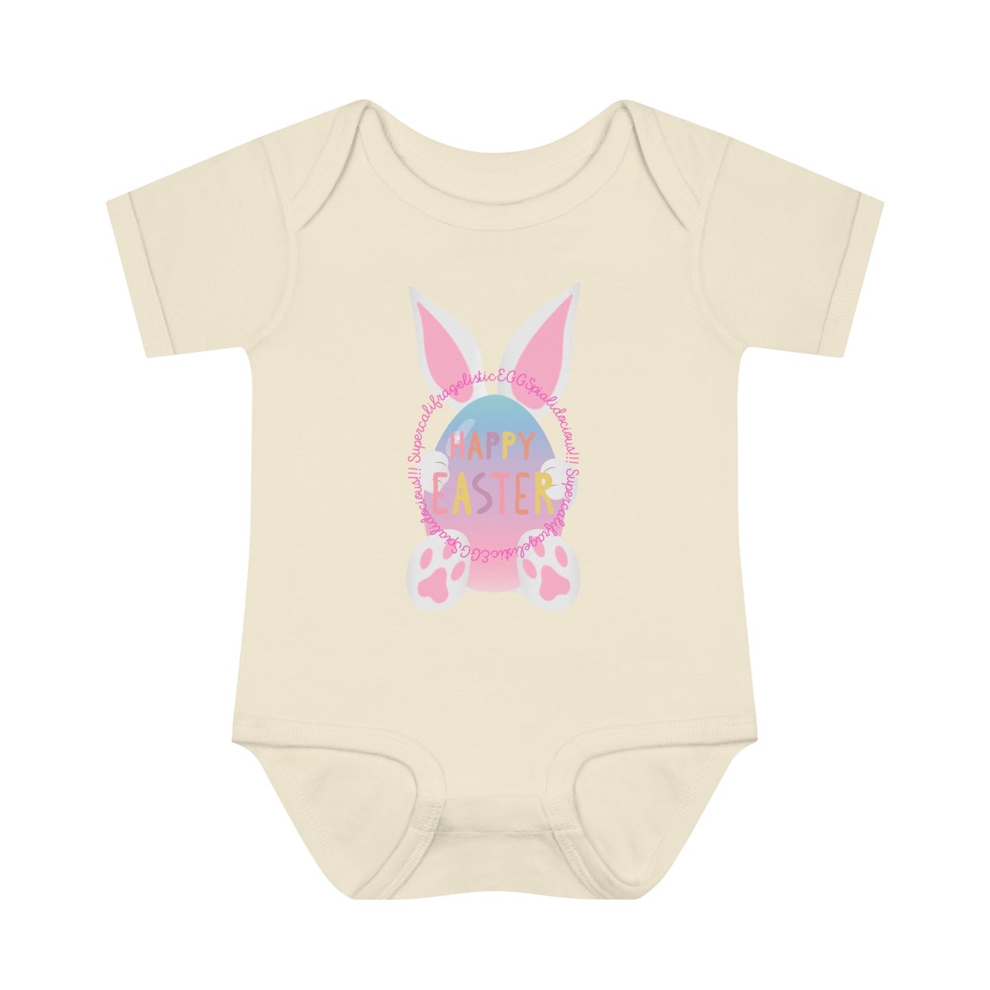 Eggspialidocious Infant Baby Rib Bodysuit