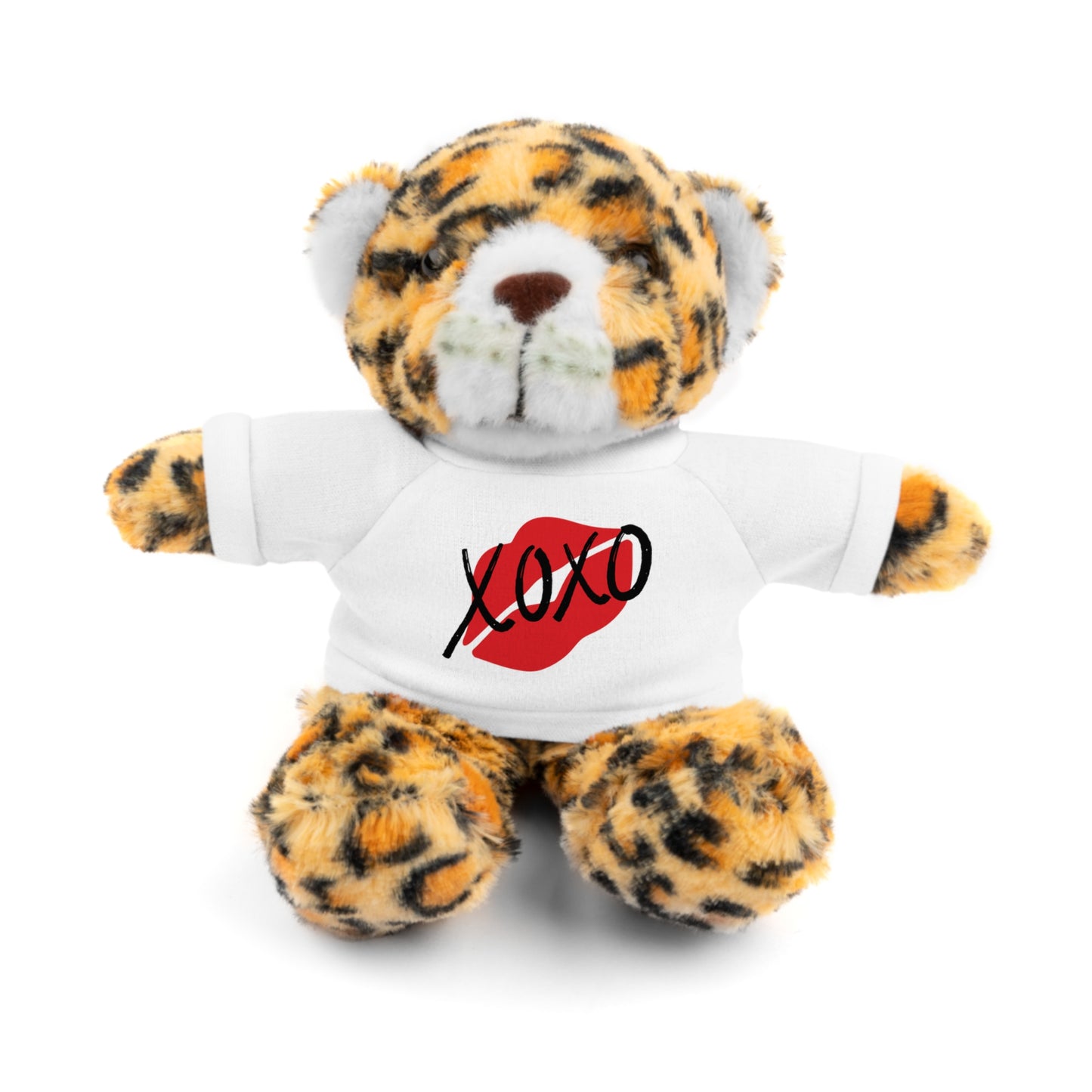 XOXO Kiss Valentine Stuffed Animals with Tee | Valentines Day Gifts