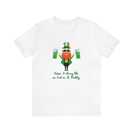Classy St Paddy Unisex Jersey Short Sleeve Tee