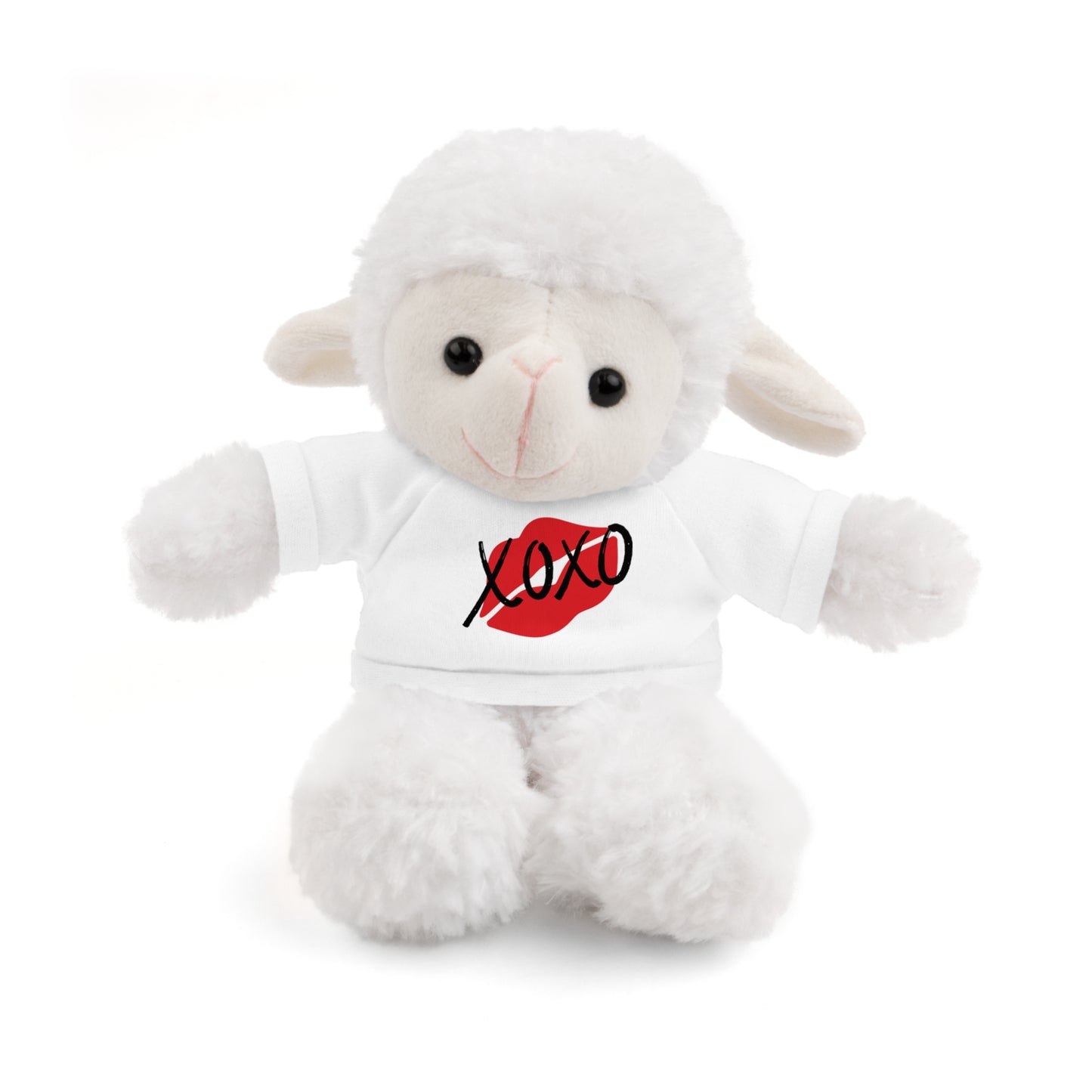 XOXO Kiss Valentine Stuffed Animals with Tee | Valentines Day Gifts