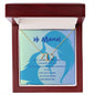 Boy Mom-to-Be - Everlasting Love Necklace (Solid Gold) with MC