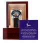 So Proud Son Men's Openwork Watch with Mahogany Box and Message Card
