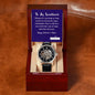 To My Sweetheart on Valentine's Day | Thoughtful Gifts for Him | Men's Openwork Watch with Message Card