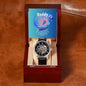 Daddy from Daughter - Men's Openwork Watch with MC