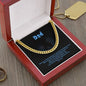 Thank You Dad - Cuban Chain Link Necklace with Message Card