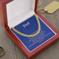 Dad's Girl - Cuban Link Chain Necklace with Message Card