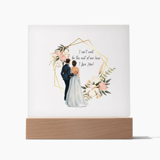 Wedding Acrylic Plaque