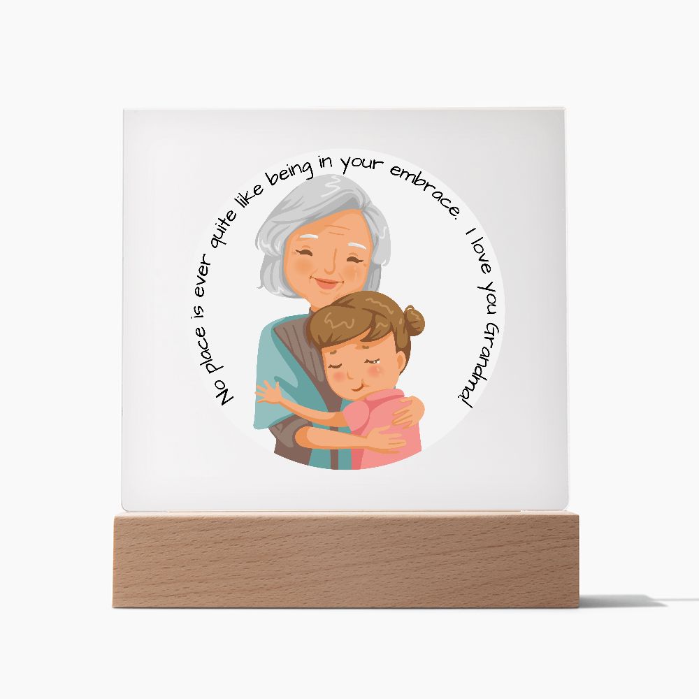 Grandma Acrylic Square Plaque