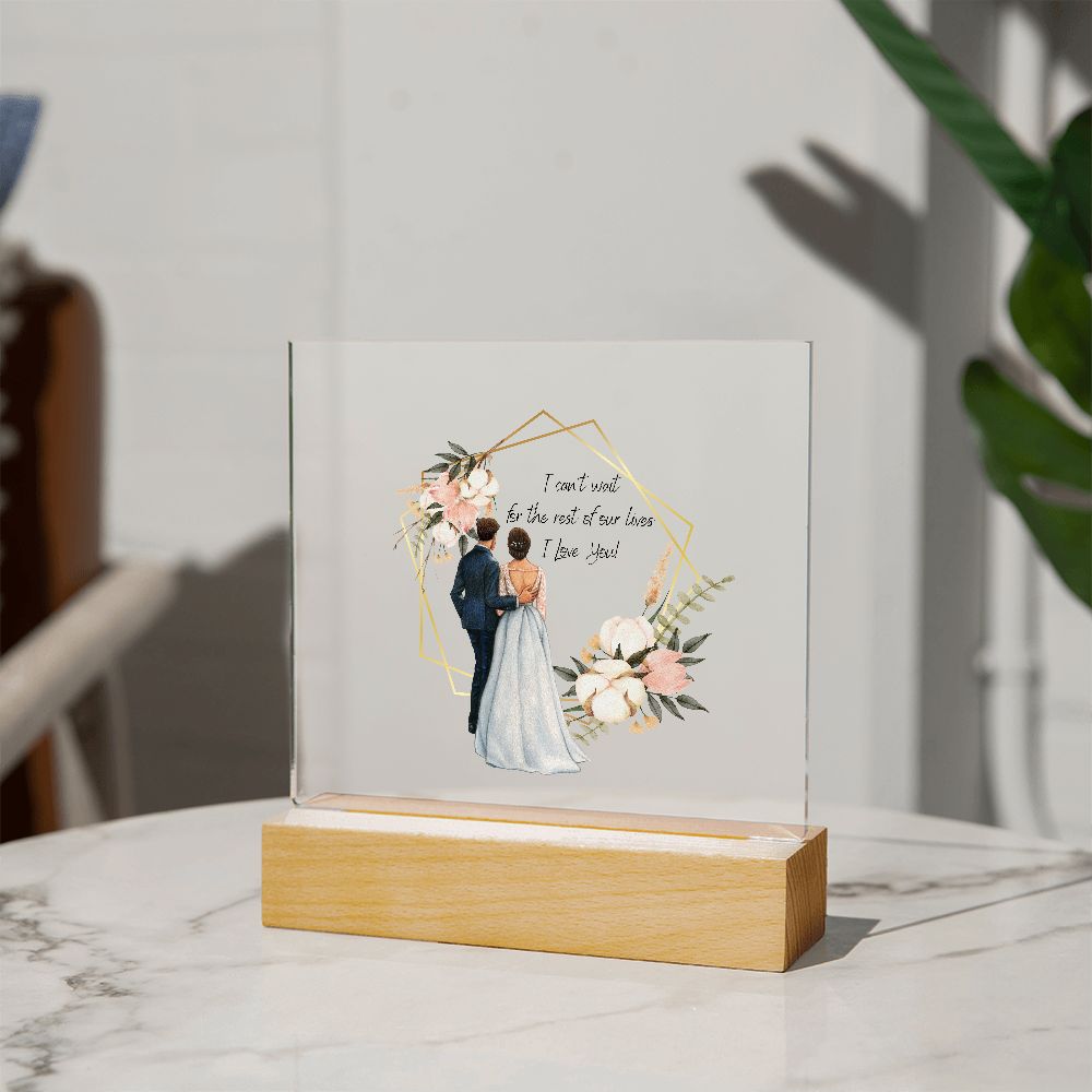 Wedding Acrylic Plaque