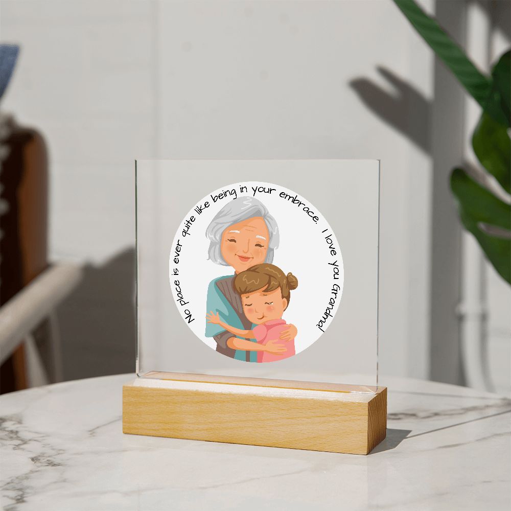 Grandma Acrylic Square Plaque