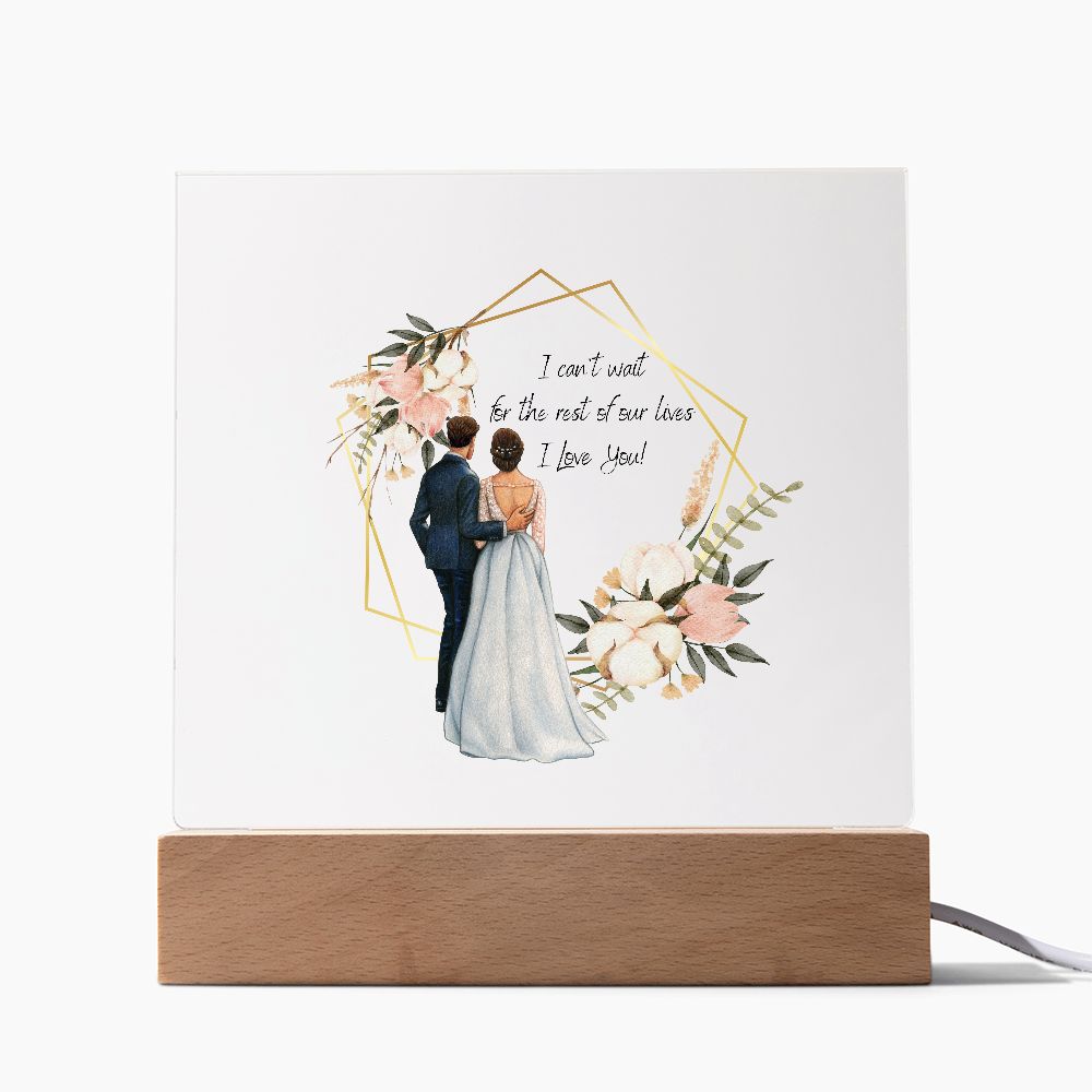 Wedding Acrylic Plaque